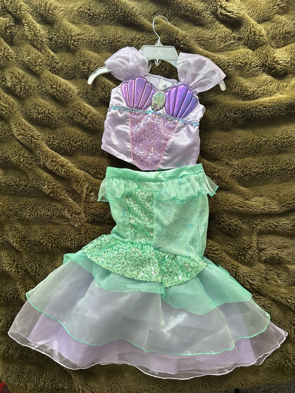 Disney Ariel Little Mermaid Costume Dress Size 5/6